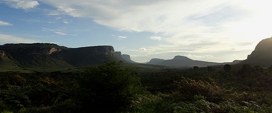 Vista dos Tres Irmãos na Chapada Diamantina