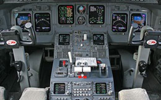 Bombardier CRJ-200 Cockpit