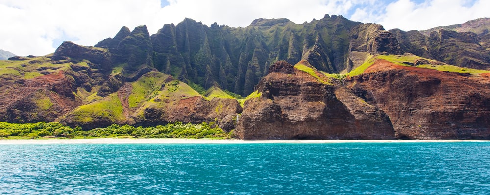 The island of Kauai Hawaii