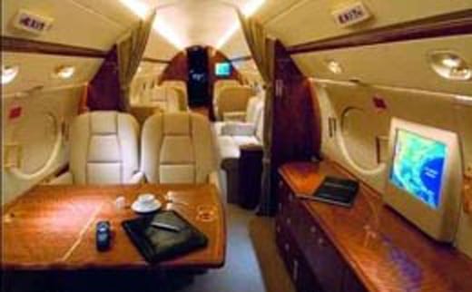 Gulfstream GVSP Interior