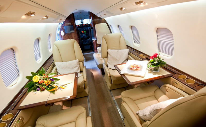 Learjet 60 Interior