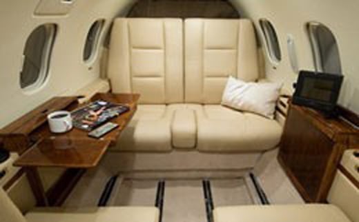 Learjet 35A Interior