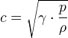 Speed of Sound Equation 2