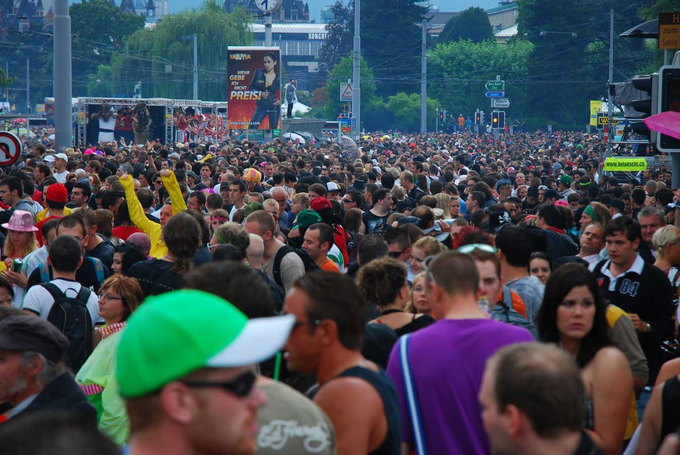 Street Parade in Zurich