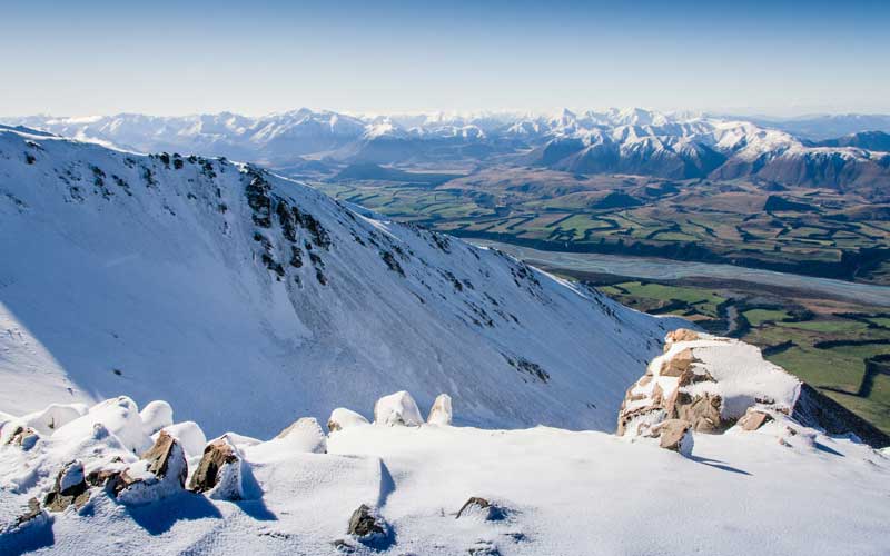 The mountains of Treble Cone New Zealand